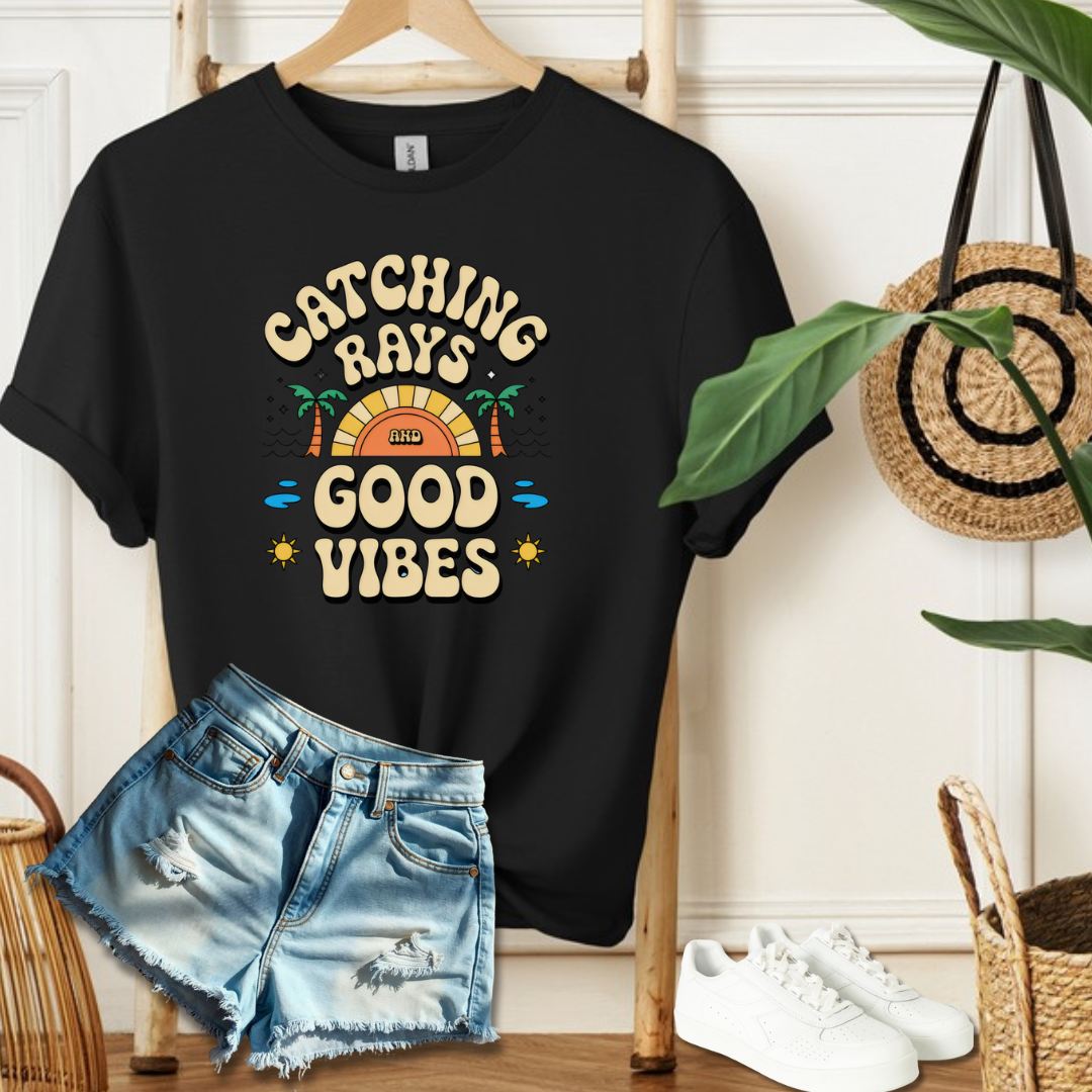 Catching Rays and Good Vibes Tee