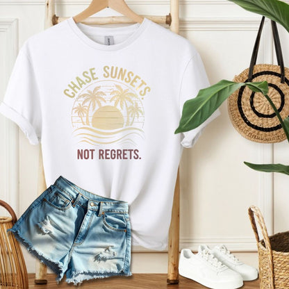 Chase Sunsets, Not Regrets Tee