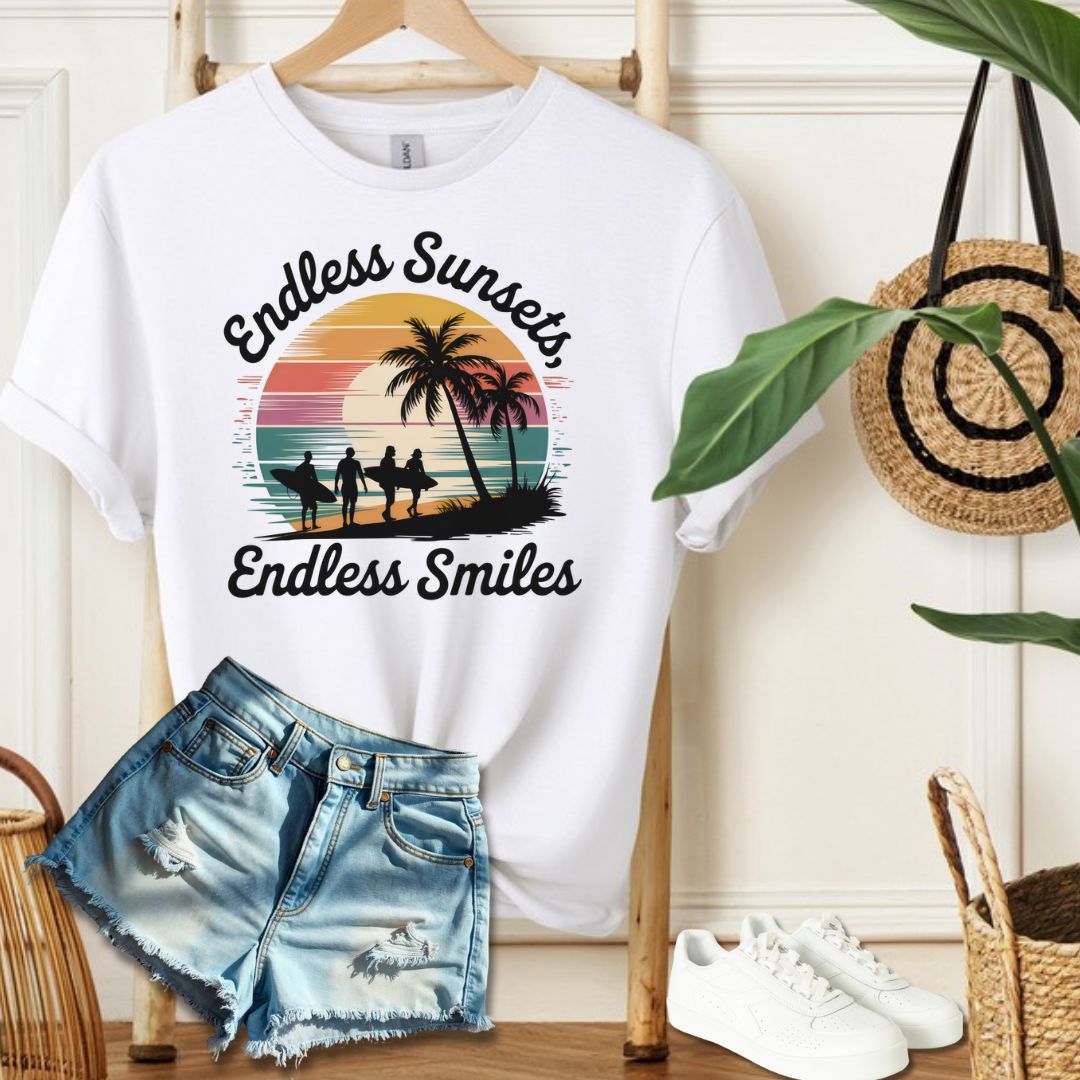 Endless Sunsets, Endless Smiles Tee