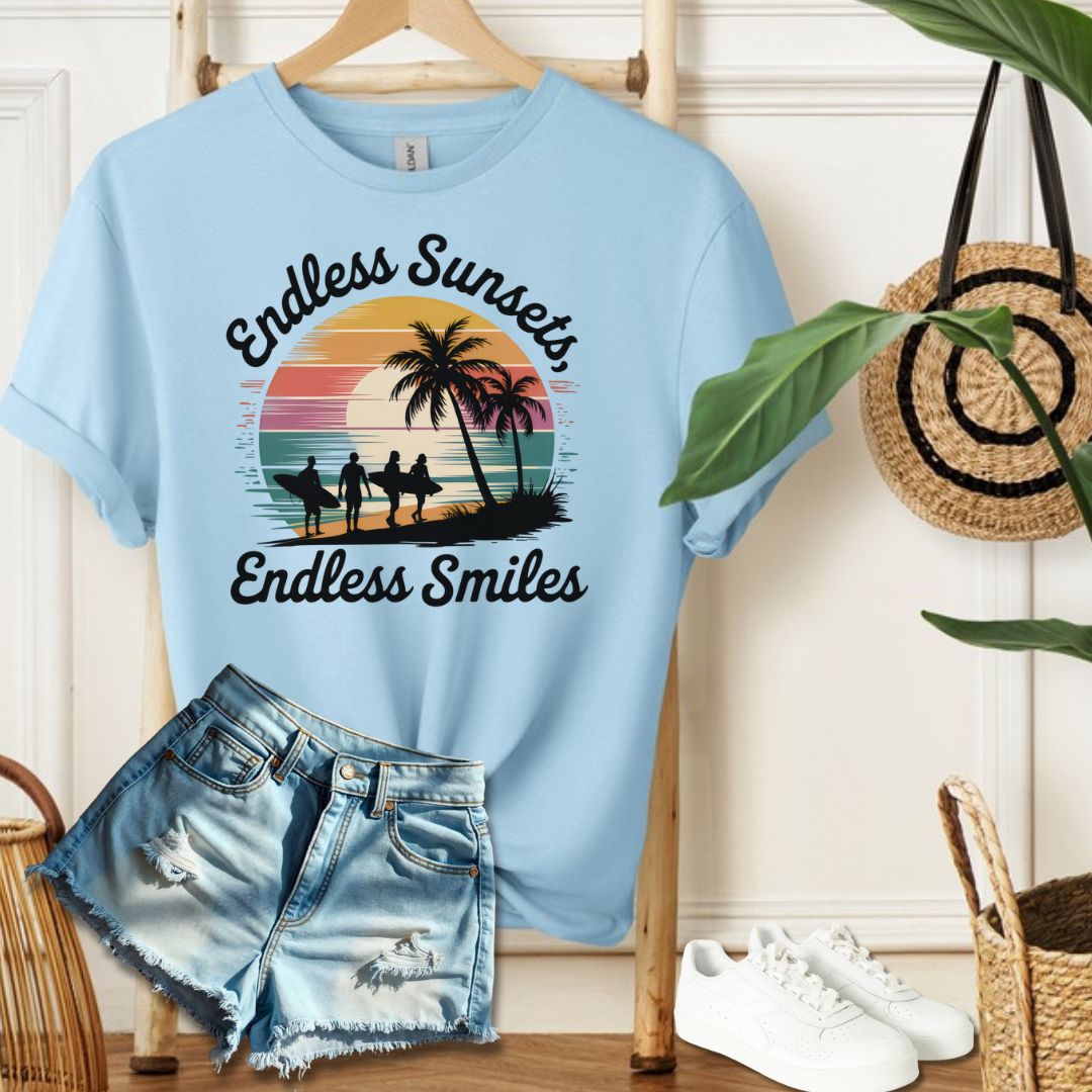 Endless Sunsets, Endless Smiles Tee