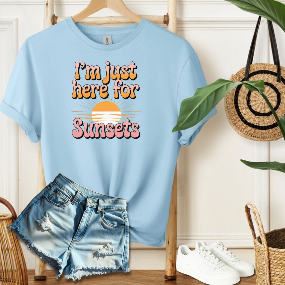 Here for Sunsets Tee