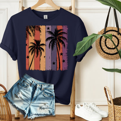 Retro Palms Sunset Tee