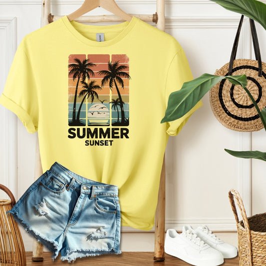 Summer Sunset Escape Tee