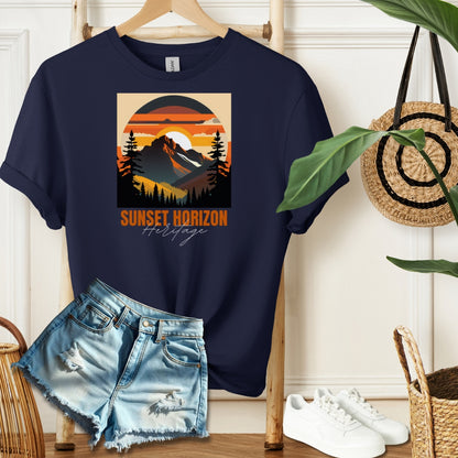 Sunset Horizon Heritage Tee